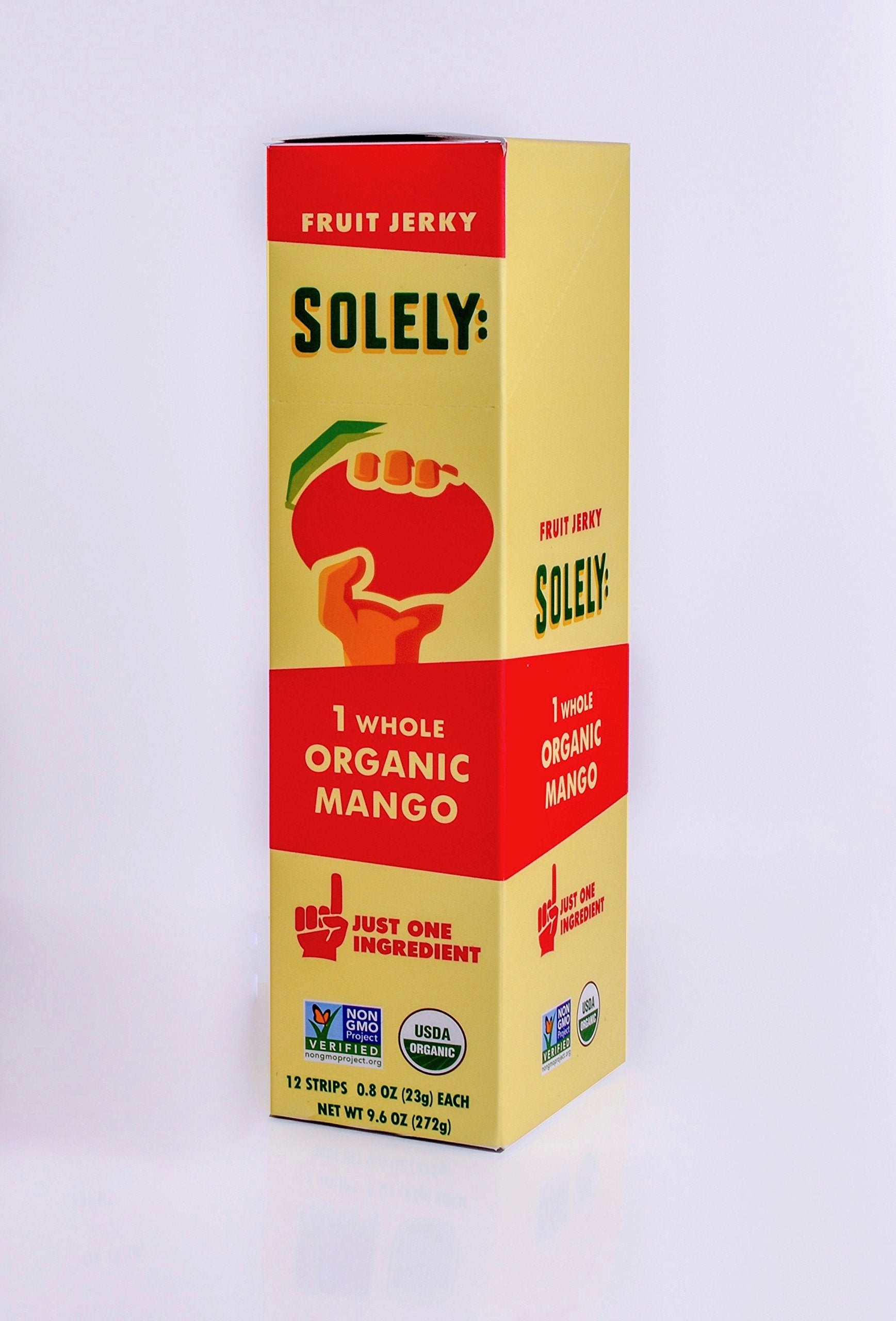 Solely Fruit Jerky - Organic Mango 12 Pack(S) (7743847923950)